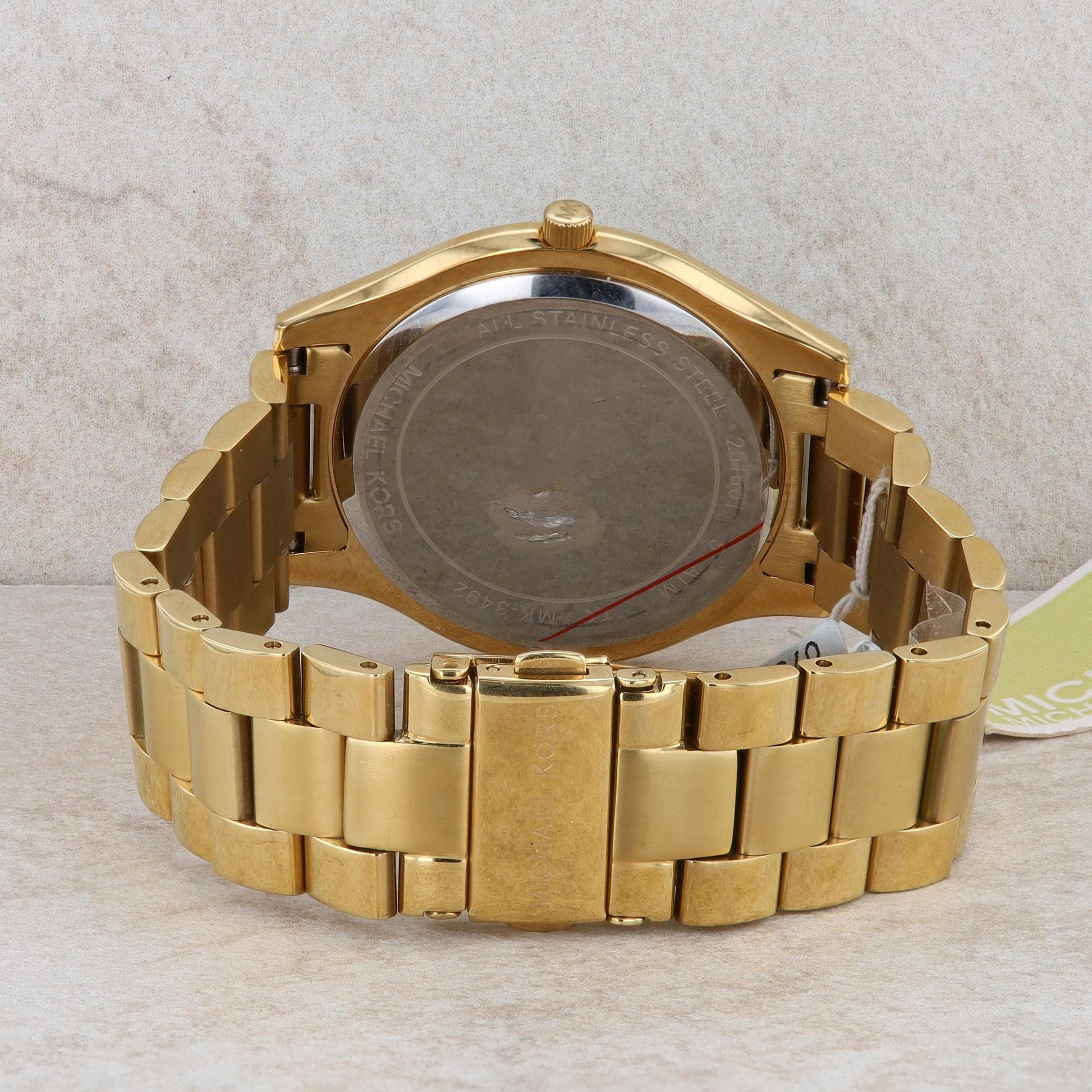 Michael Kors &#39;Slim Runway&#39; Ladies Gold-Tone Watch #MK3492
