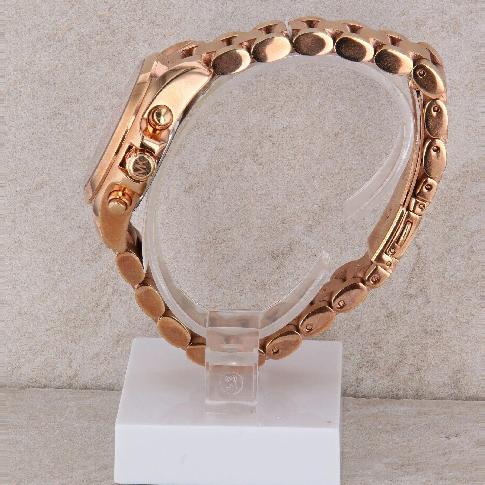 Stainless Steel Rose Gold Tone Michael Kors #MK5799