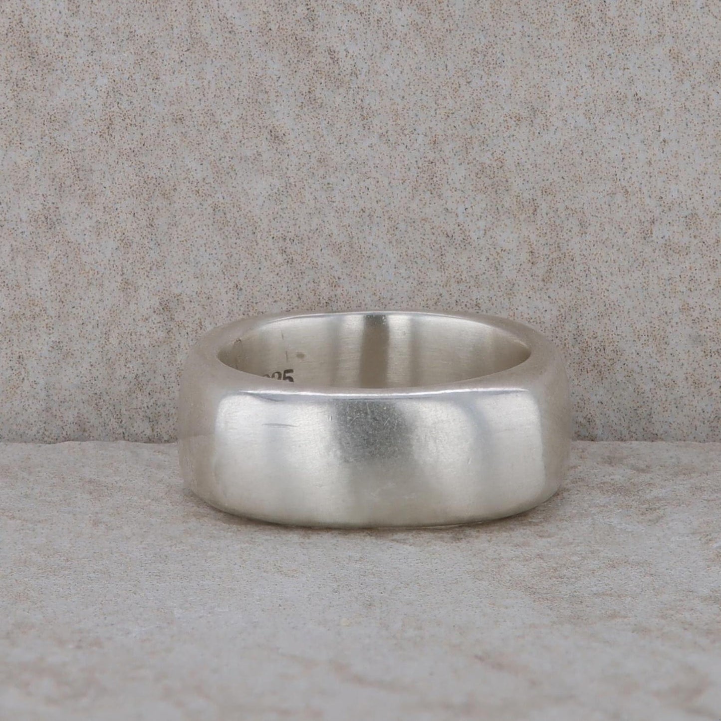 Sterling Silver Tiffany and Co Square Statement Ring c. 2003