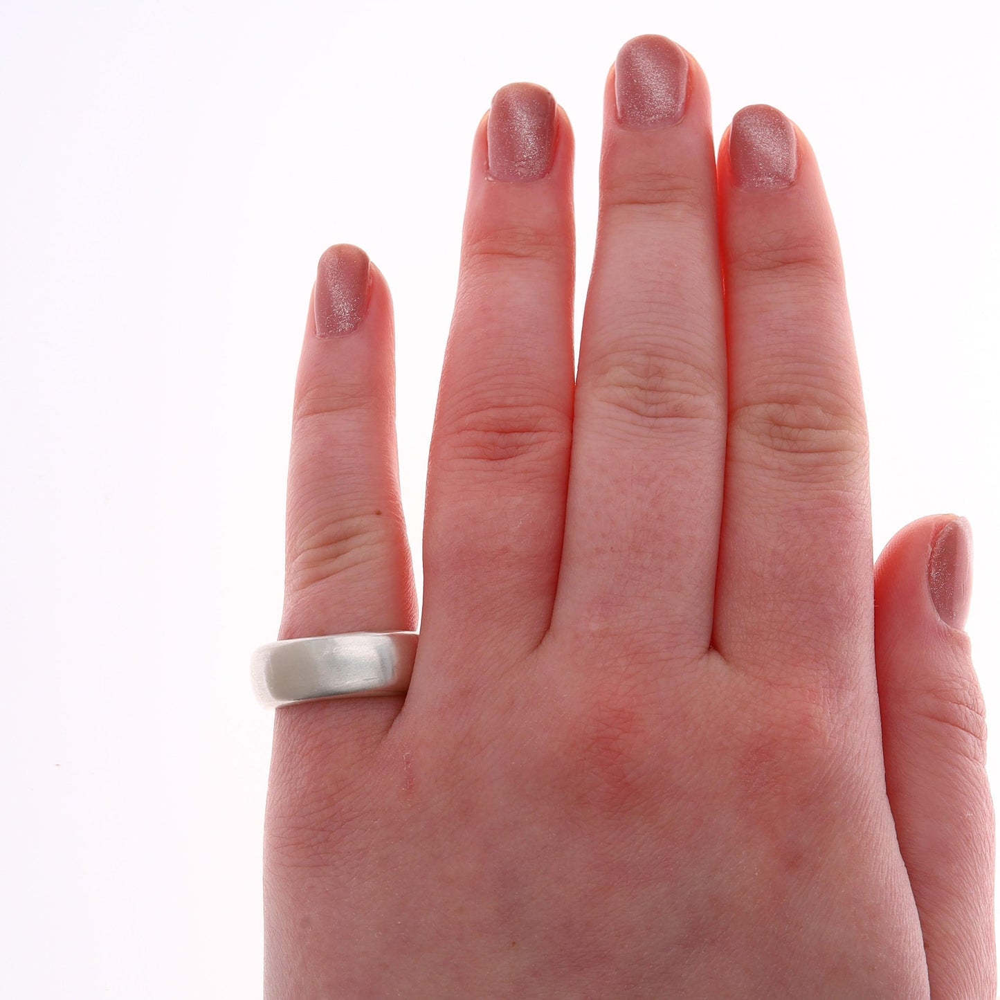 Sterling Silver Tiffany and Co Square Statement Ring c. 2003