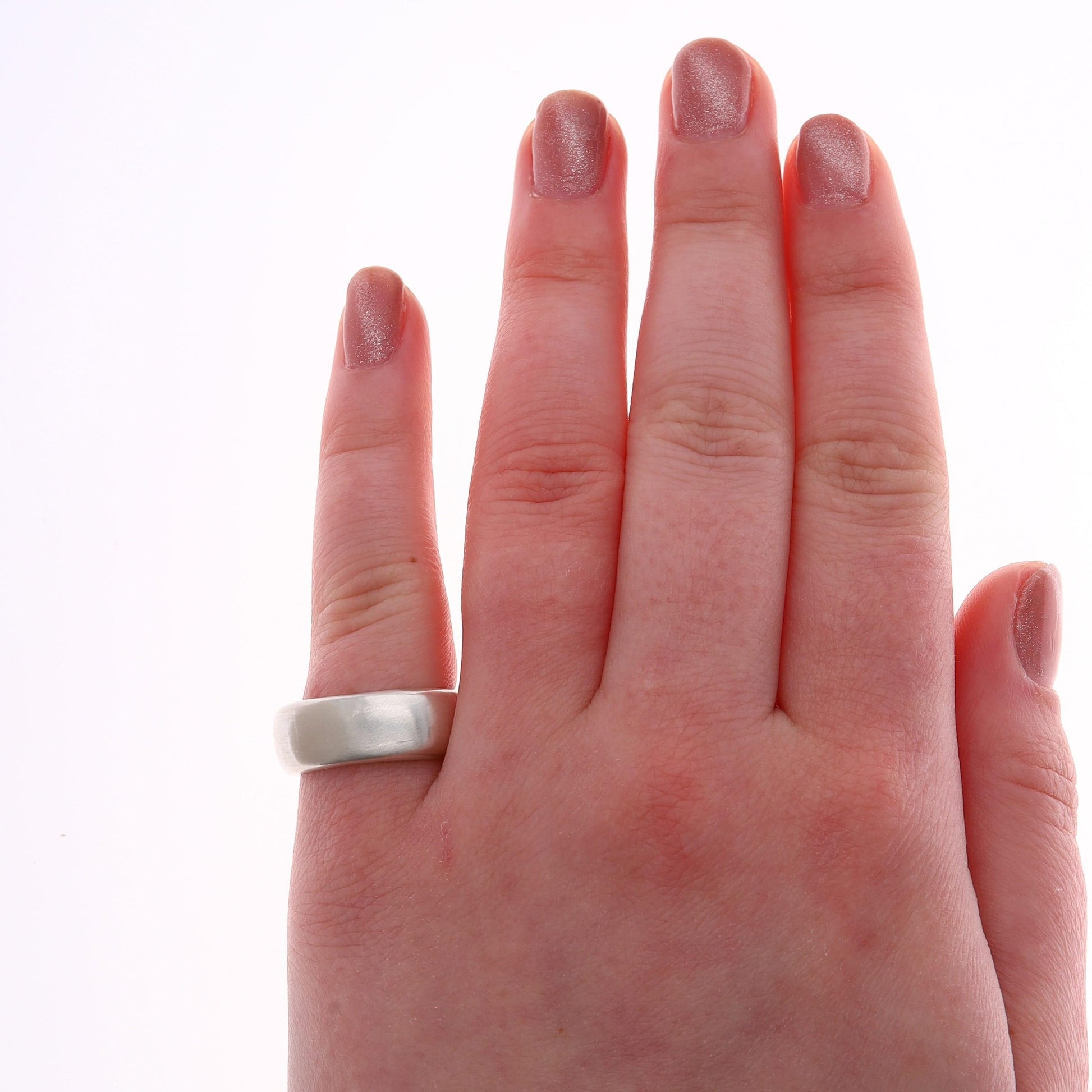 Sterling Silver Tiffany and Co Square Statement Ring c. 2003