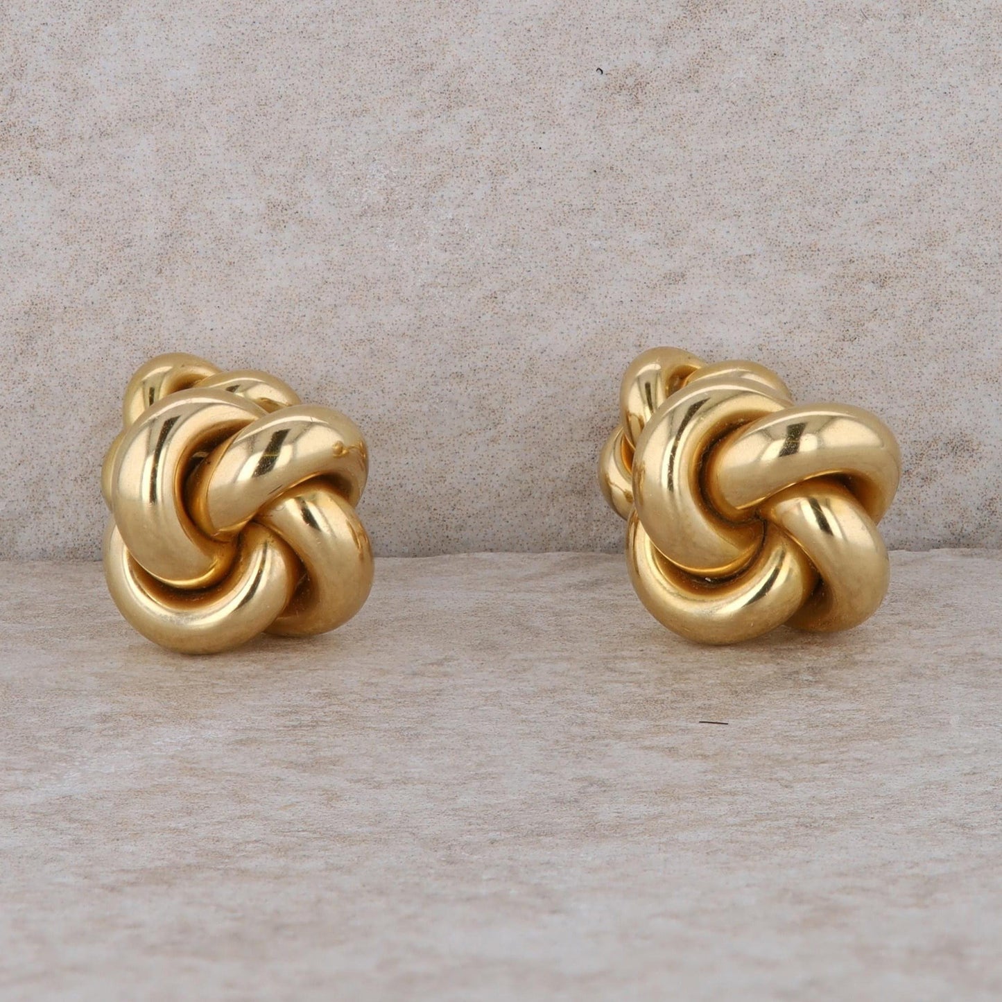 Tiffany & Co 14k Yellow Love Knot Cufflinks