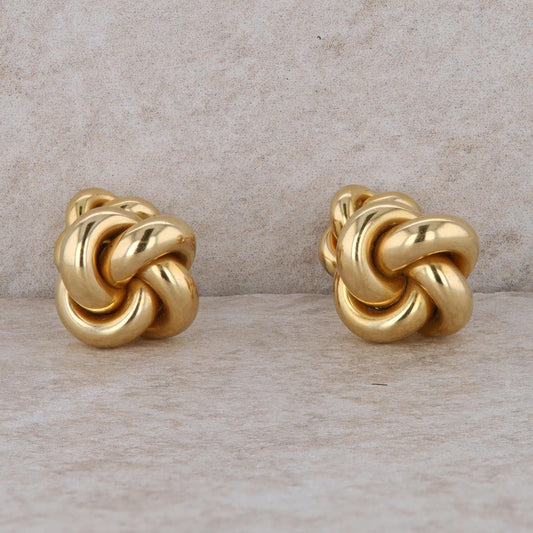 Tiffany & Co 14k Yellow Love Knot Cufflinks