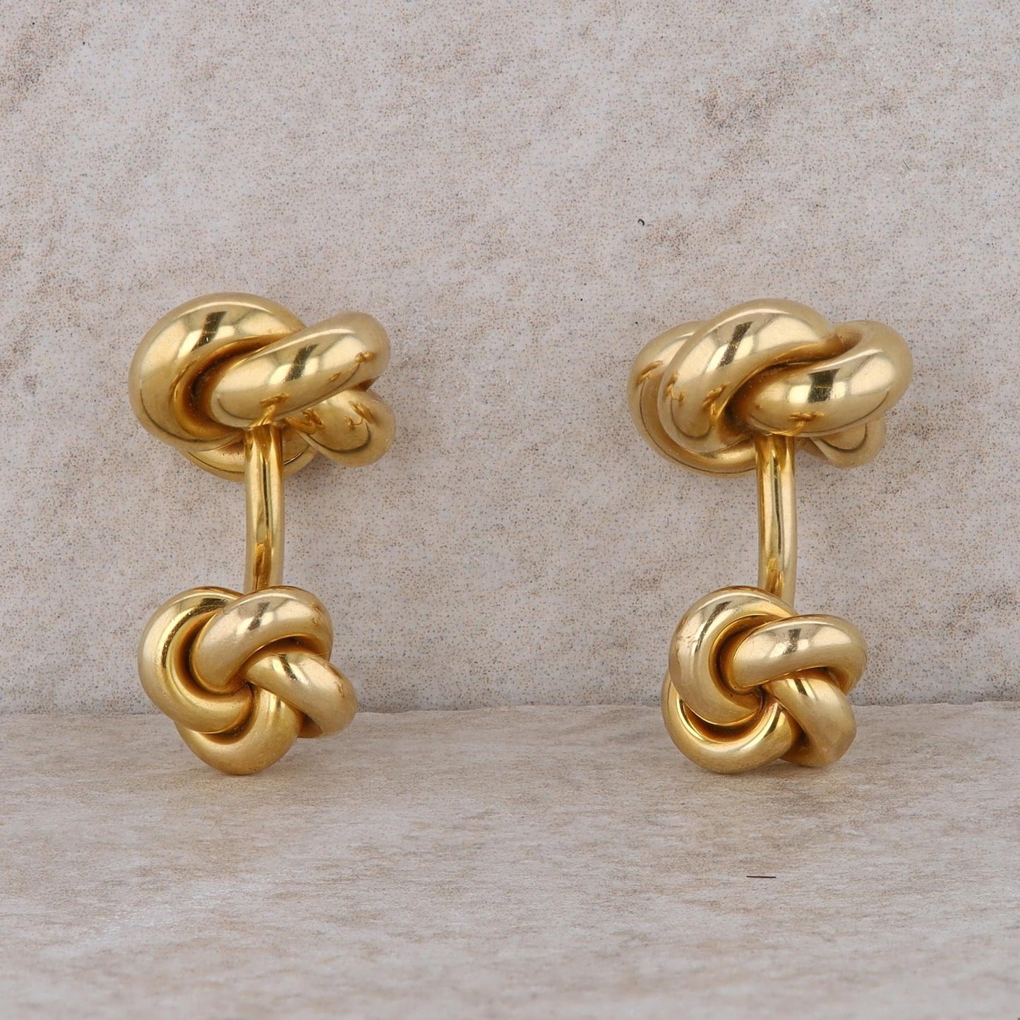 Tiffany & Co 14k Yellow Love Knot Cufflinks