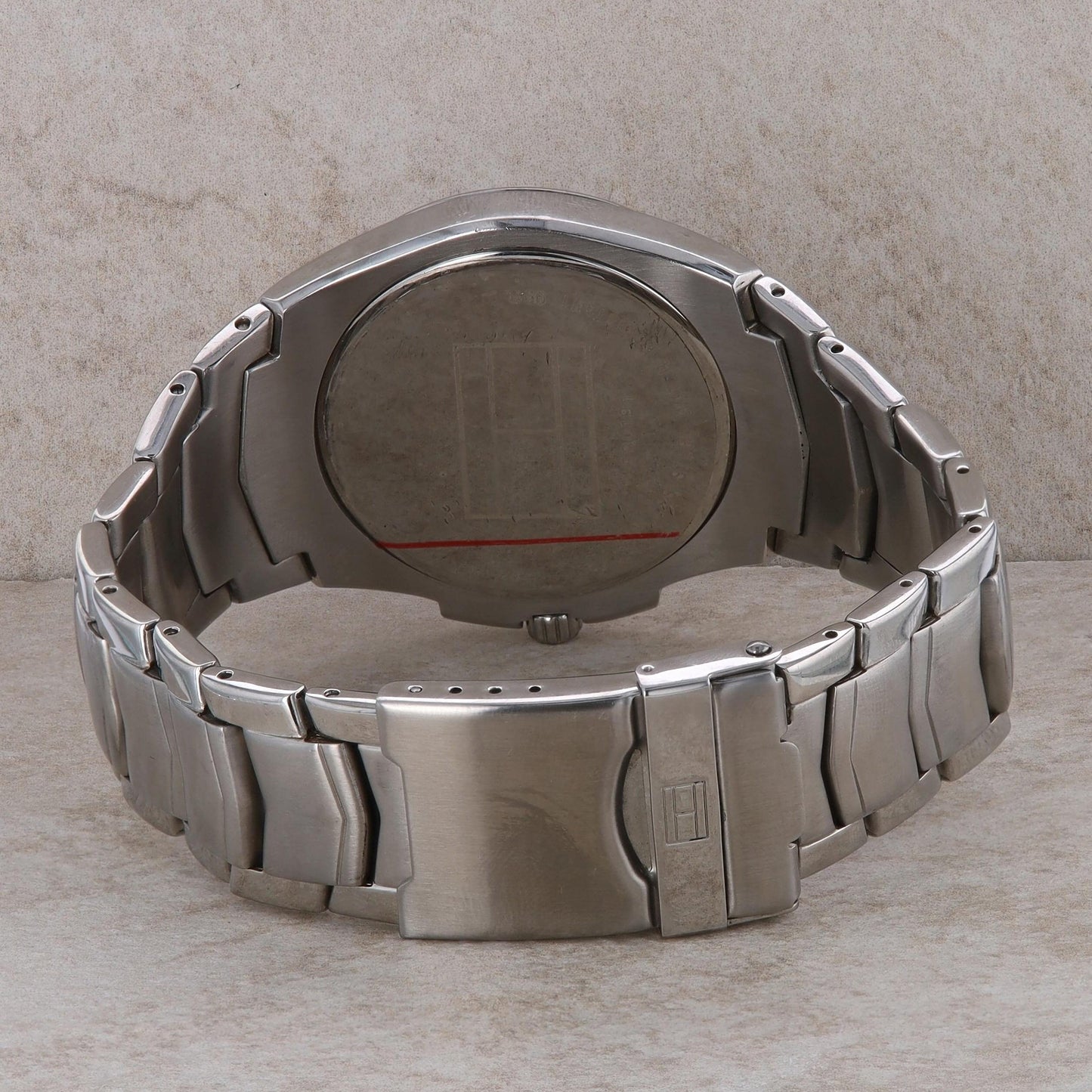 Tommy Hilfiger Men&#39;s Stainless Steel White Dial Watch #F90191