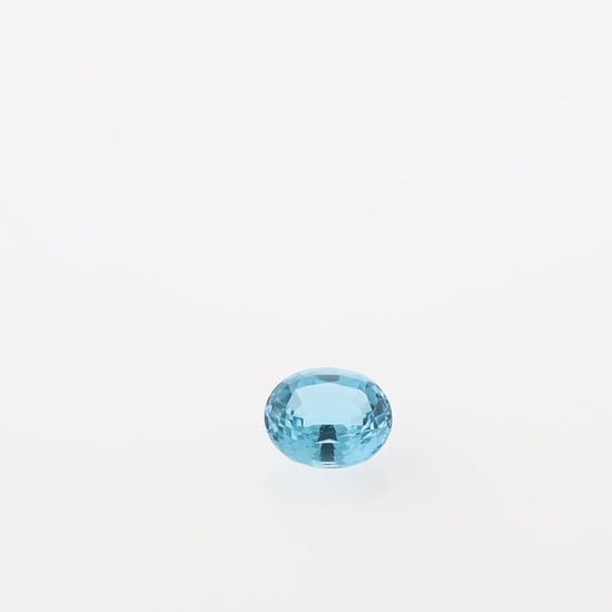 Swiss Blue Topaz Oval 10.17mm x8.45mm 3.70ct Loose