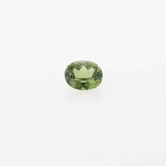 Green Tourmaline Oval 10.26mm x 8.58mm 3.30ct Loose