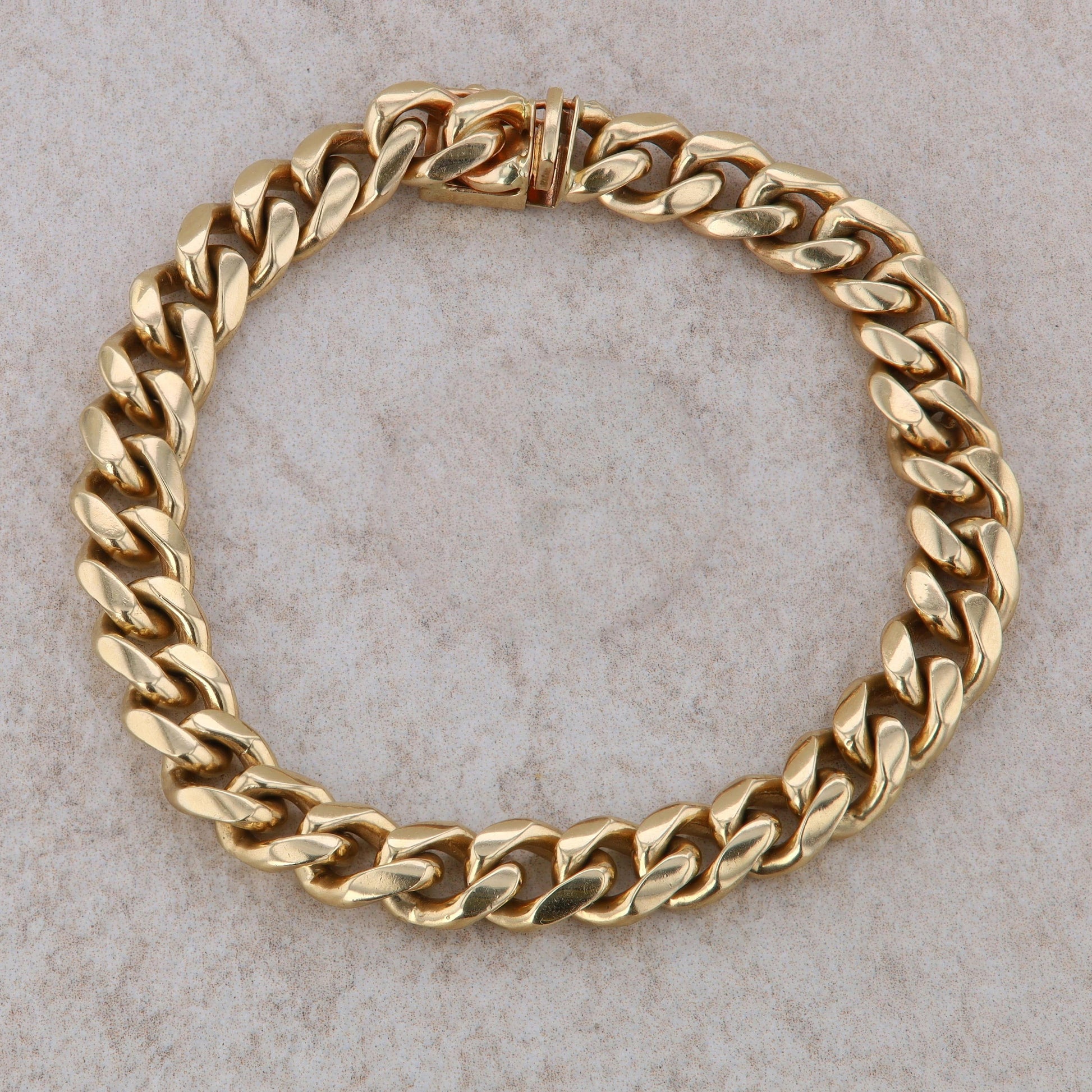 14k Yellow Gold Curb Chain Bracelet 30.25 g