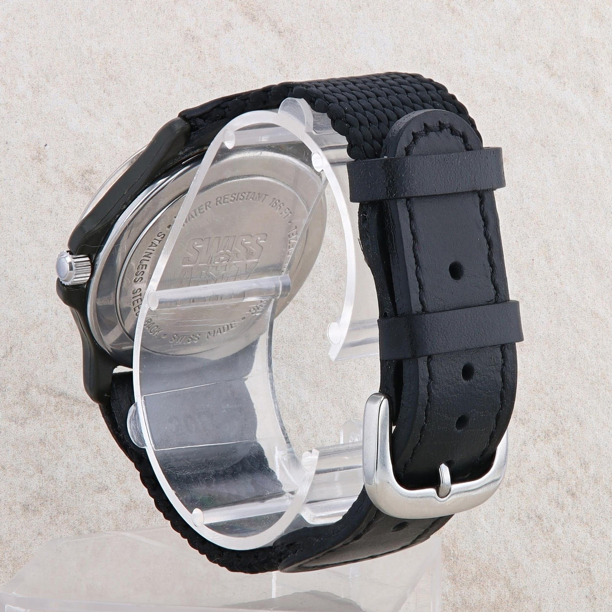 Victorinox Swiss Army "Ascent" Black Bezel with Black Band Watch – 24220