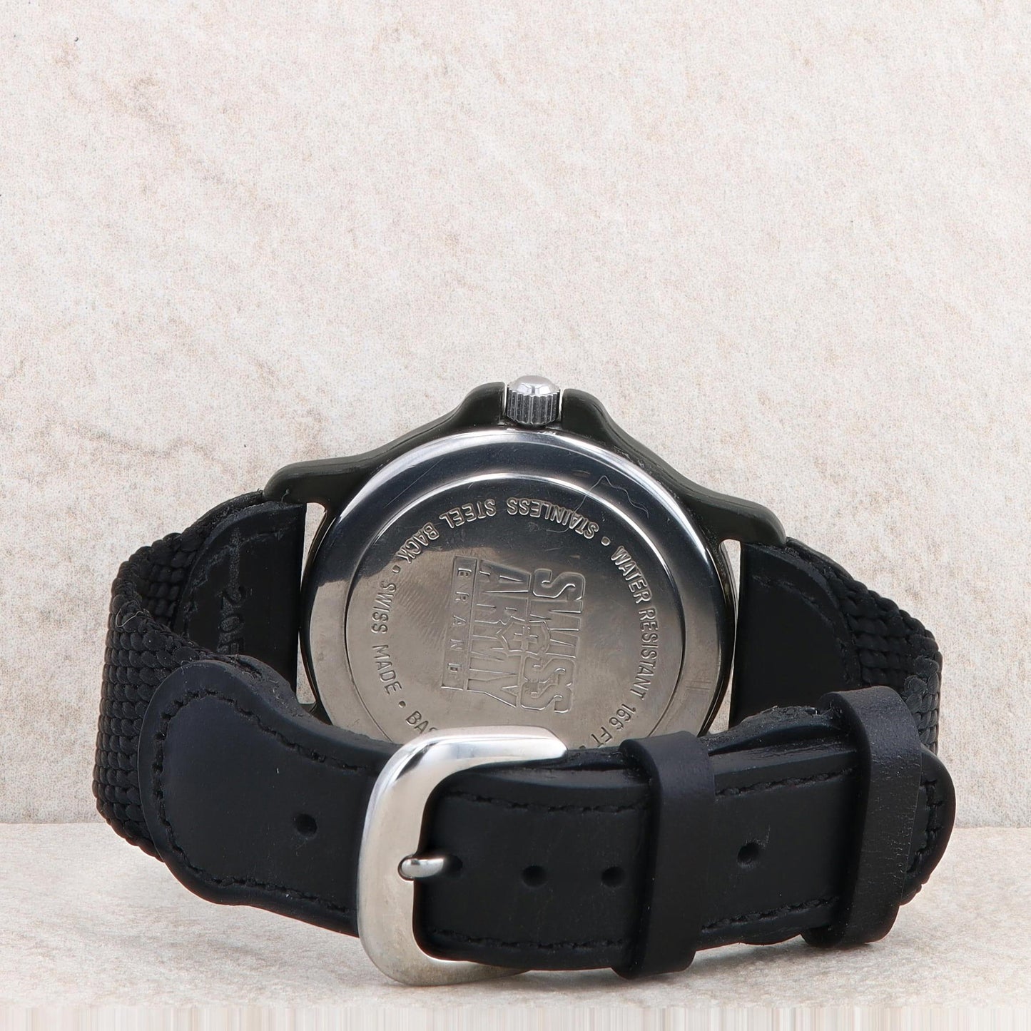 Victorinox Swiss Army "Ascent" Black Bezel with Black Band Watch – 24220
