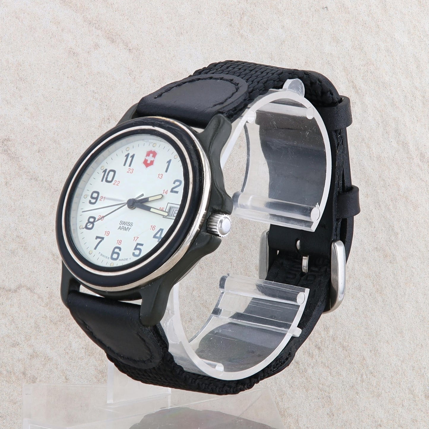 Victorinox Swiss Army "Ascent" Black Bezel with Black Band Watch – 24220