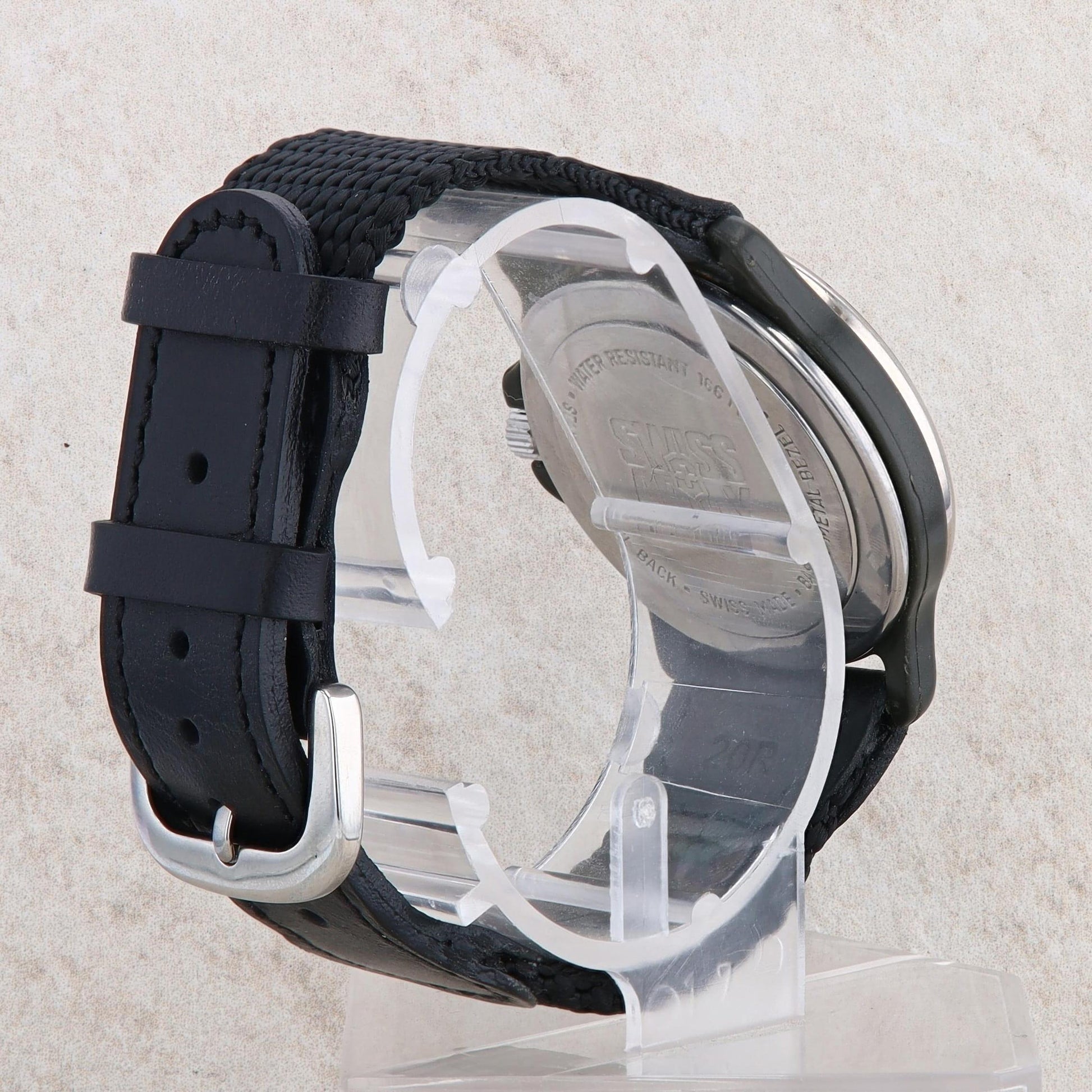 Victorinox Swiss Army "Ascent" Black Bezel with Black Band Watch – 24220