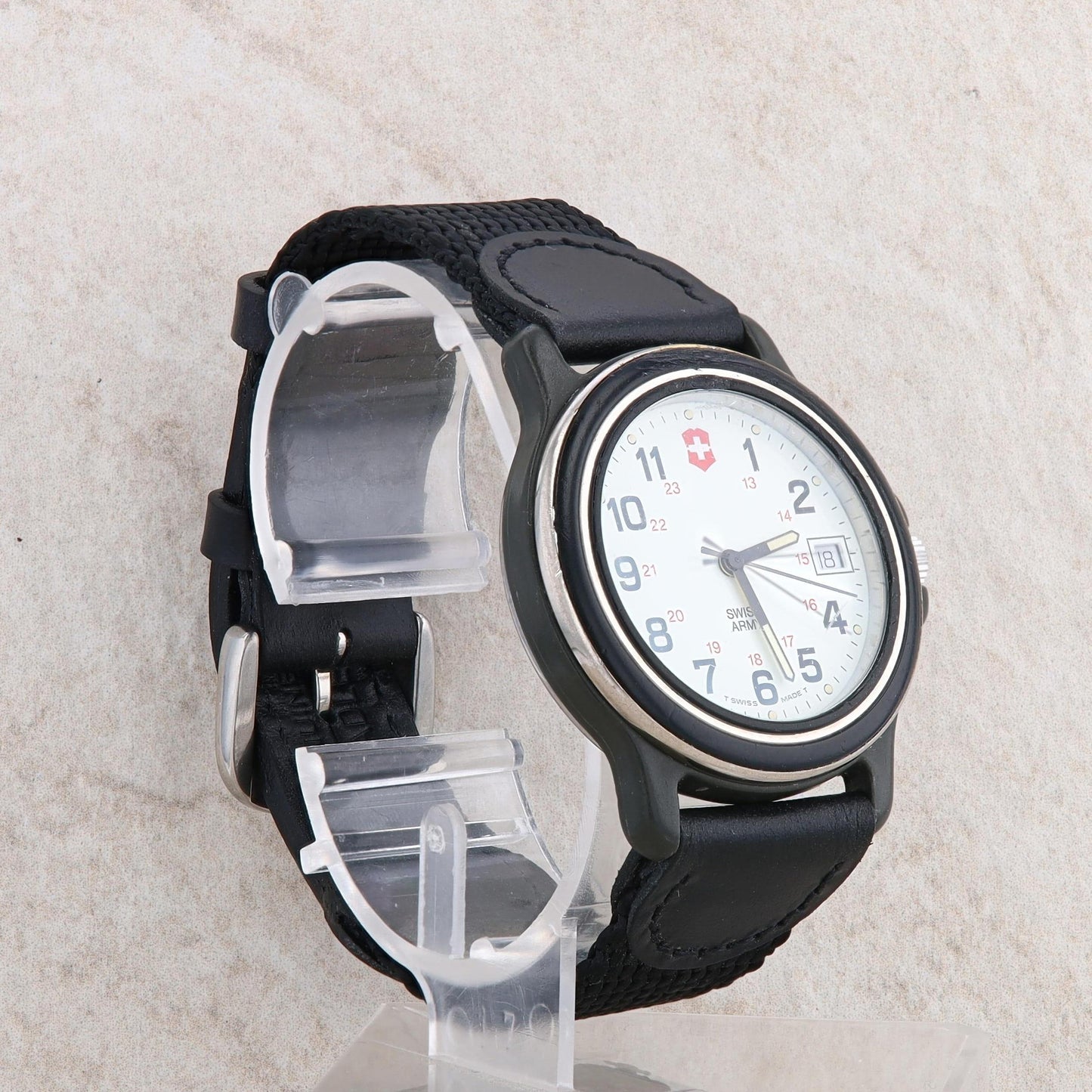 Victorinox Swiss Army "Ascent" Black Bezel with Black Band Watch – 24220