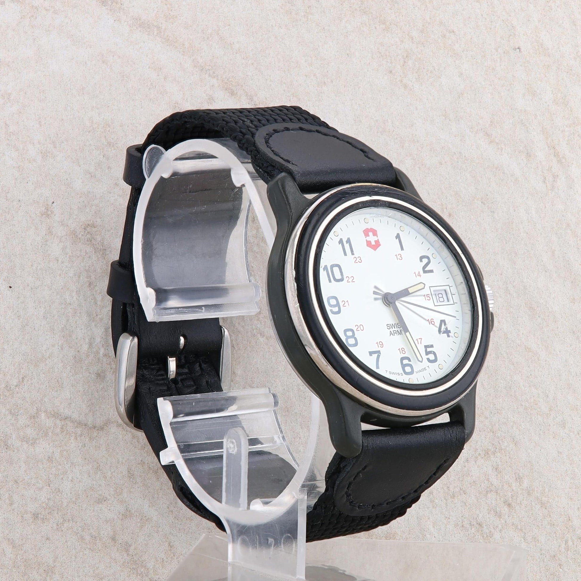 Victorinox Swiss Army "Ascent" Black Bezel with Black Band Watch – 24220