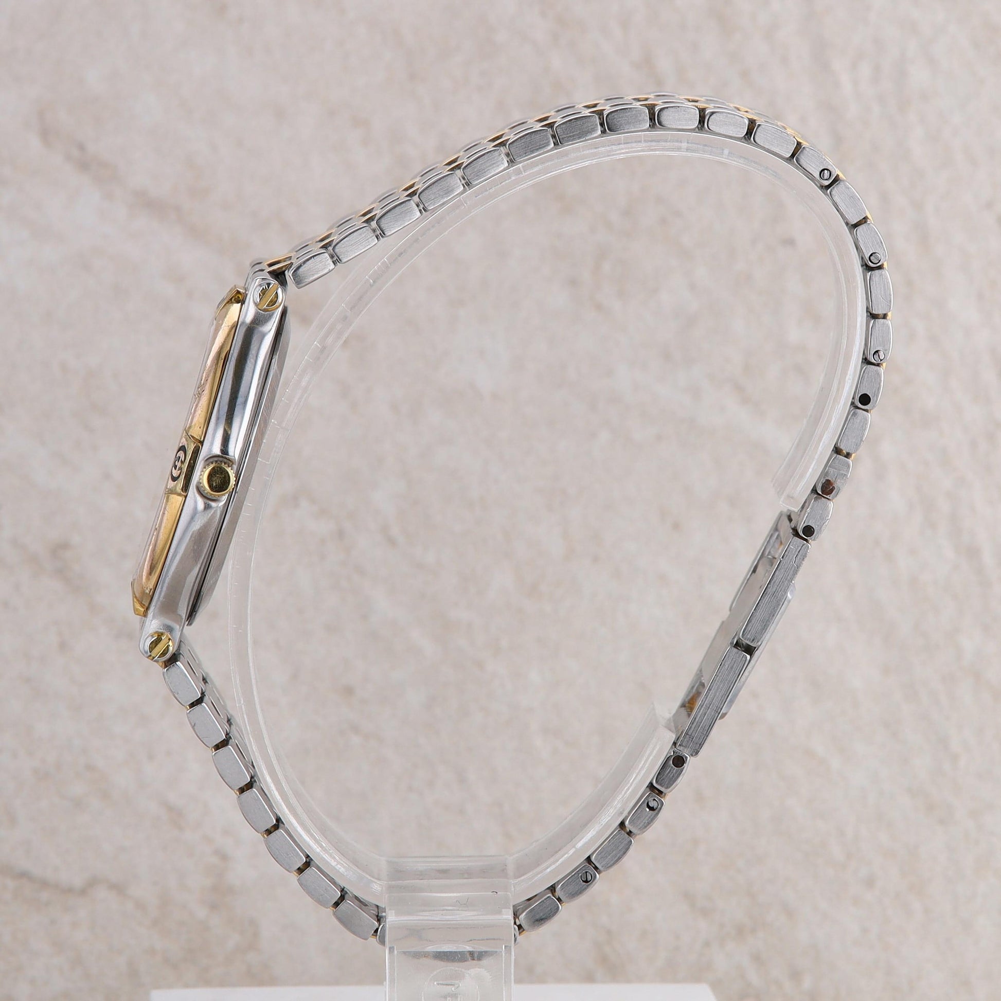 Gucci Unisex Stainless Steel Two Tone Watch #9040l