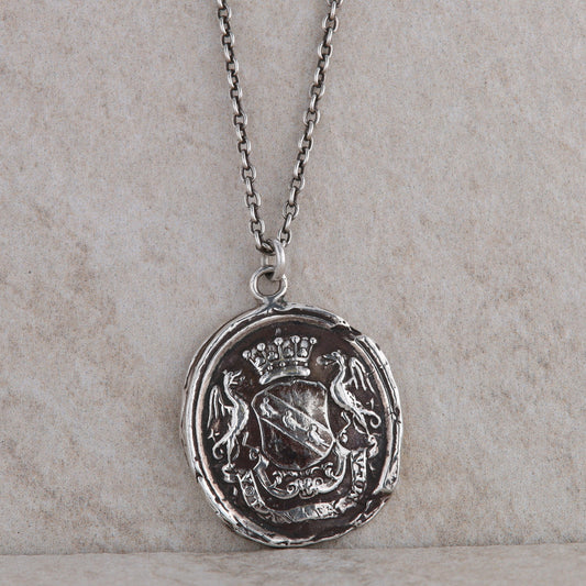 Sterling Silver Pyrrha "My Life is a Prayer" Necklace