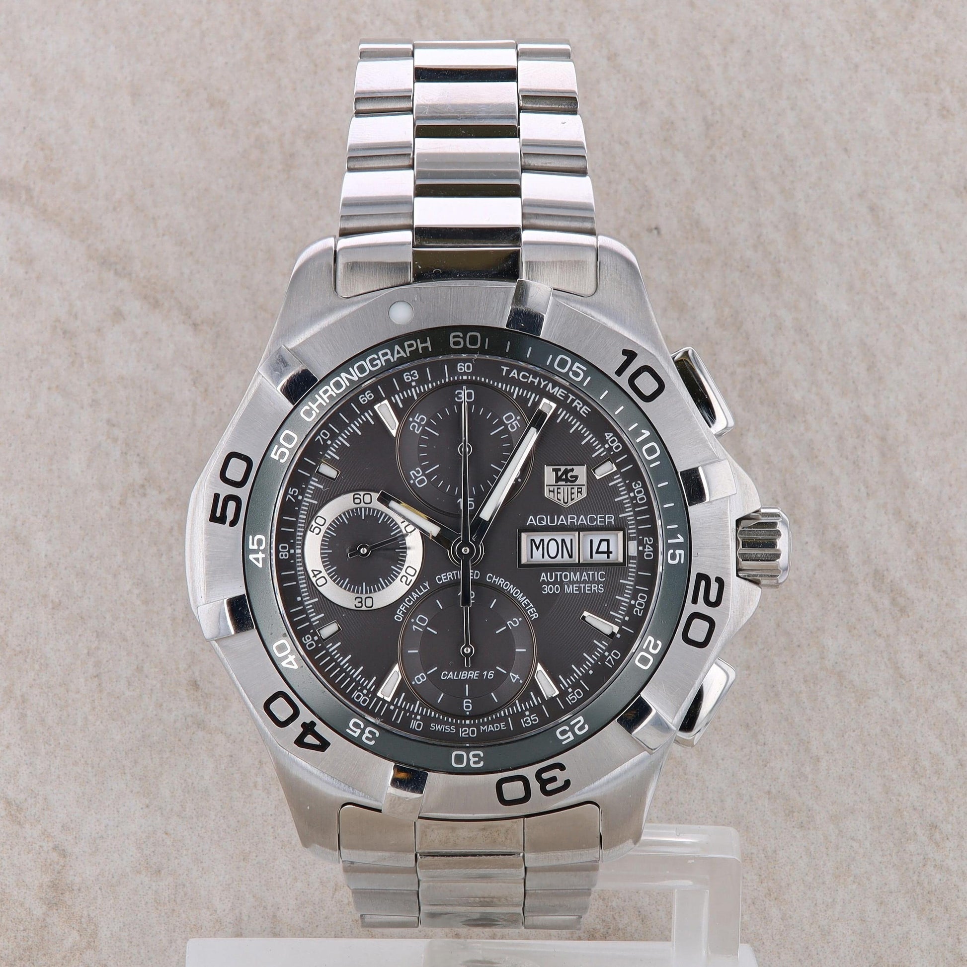 Tag Heuer Men's Stainless Steel Aquaracer Chronograph CAF5011 Watch