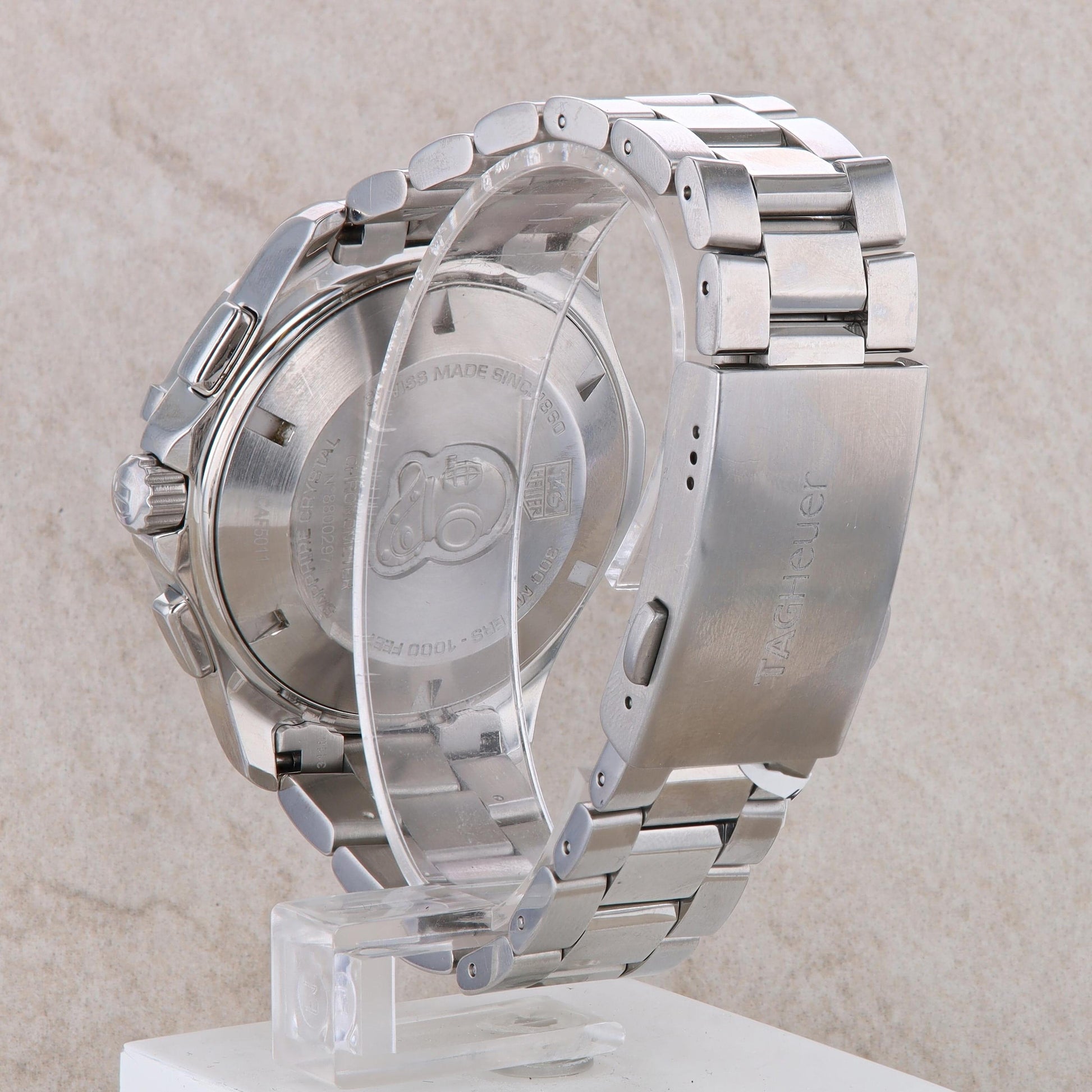 Tag Heuer Men's Stainless Steel Aquaracer Chronograph CAF5011 Watch