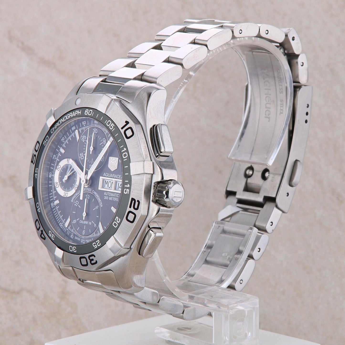 Tag Heuer Men's Stainless Steel Aquaracer Chronograph CAF5011 Watch
