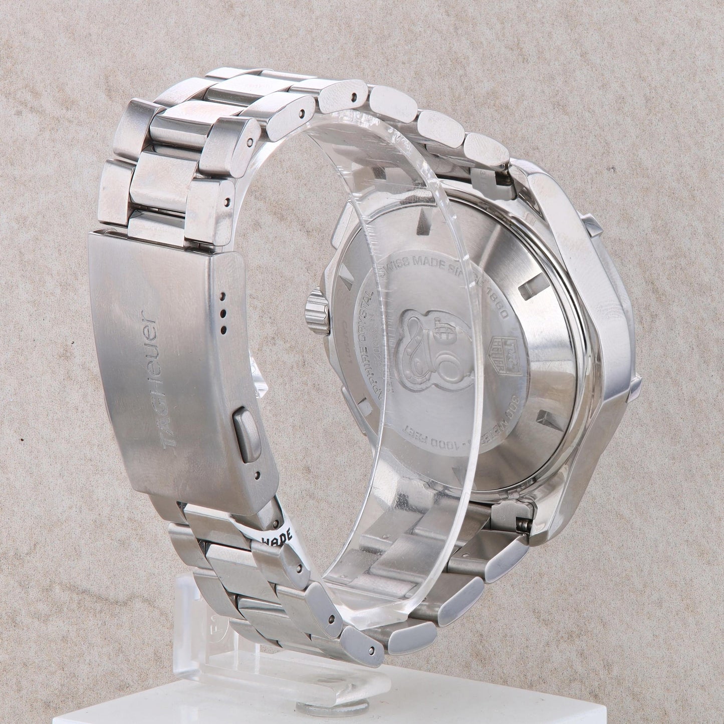 Tag Heuer Men's Stainless Steel Aquaracer Chronograph CAF5011 Watch