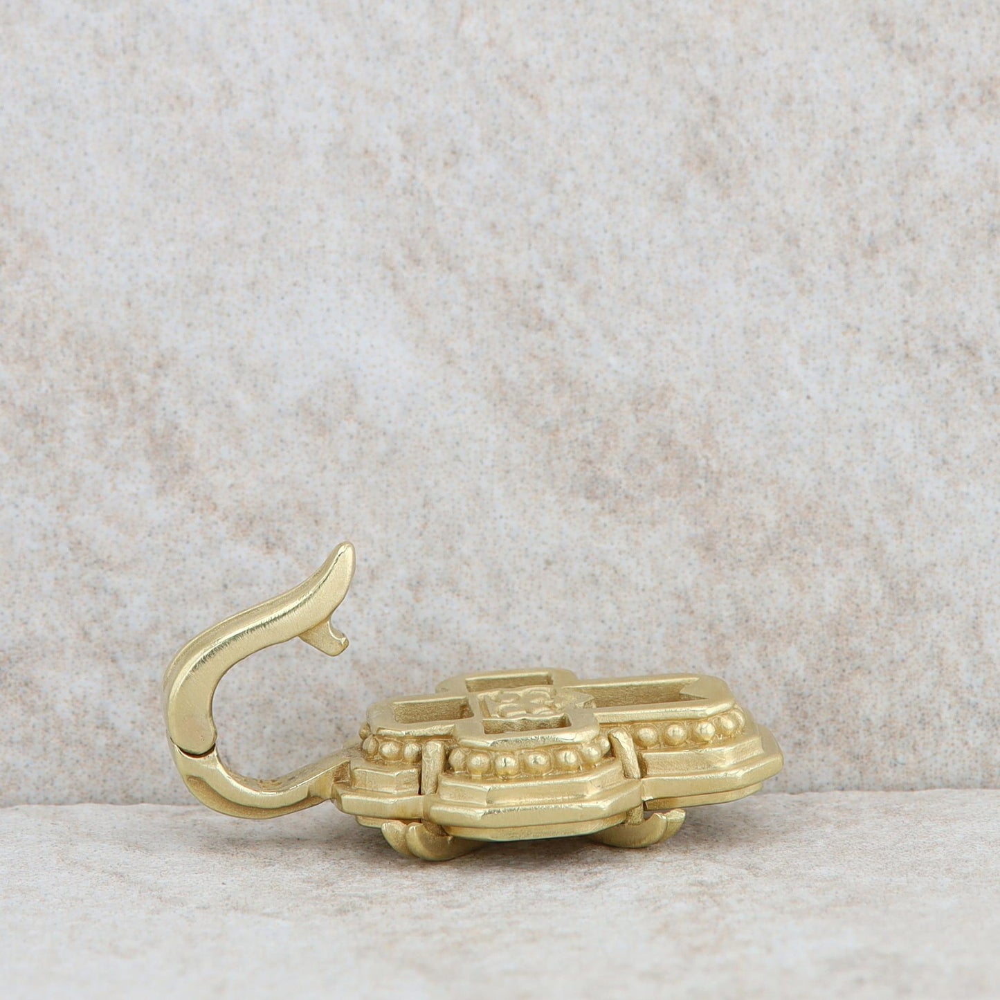 Slane and Slane Sterling Silver and 18k Yellow Gold Cross Enhancer