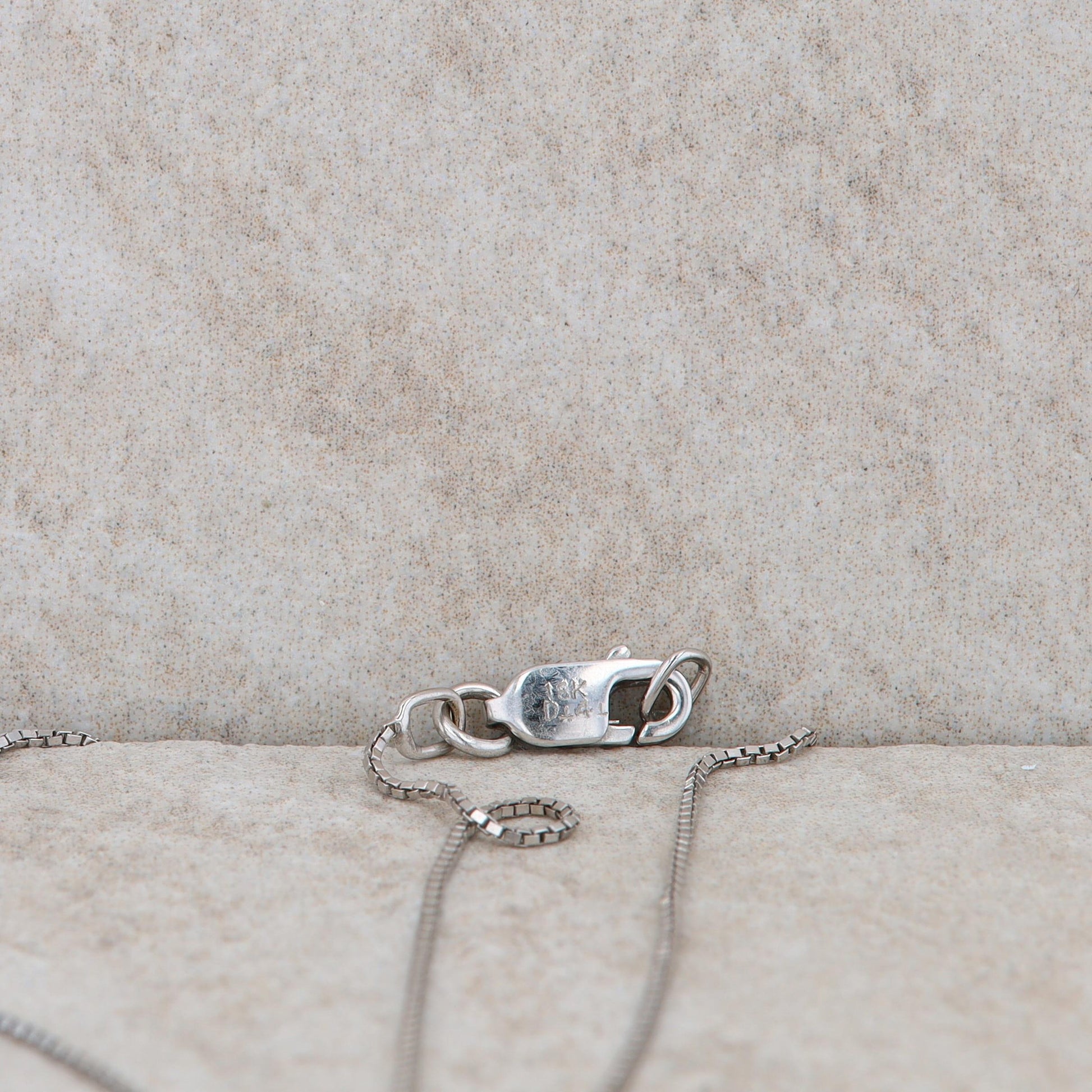 18k White Gold Diamond Journey Necklace