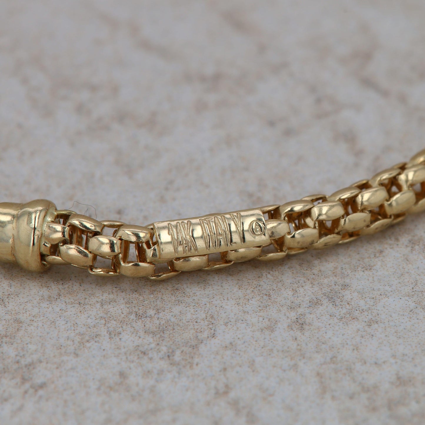 14k Yellow Gold Citrine and Diamond Pendant with 16" chain