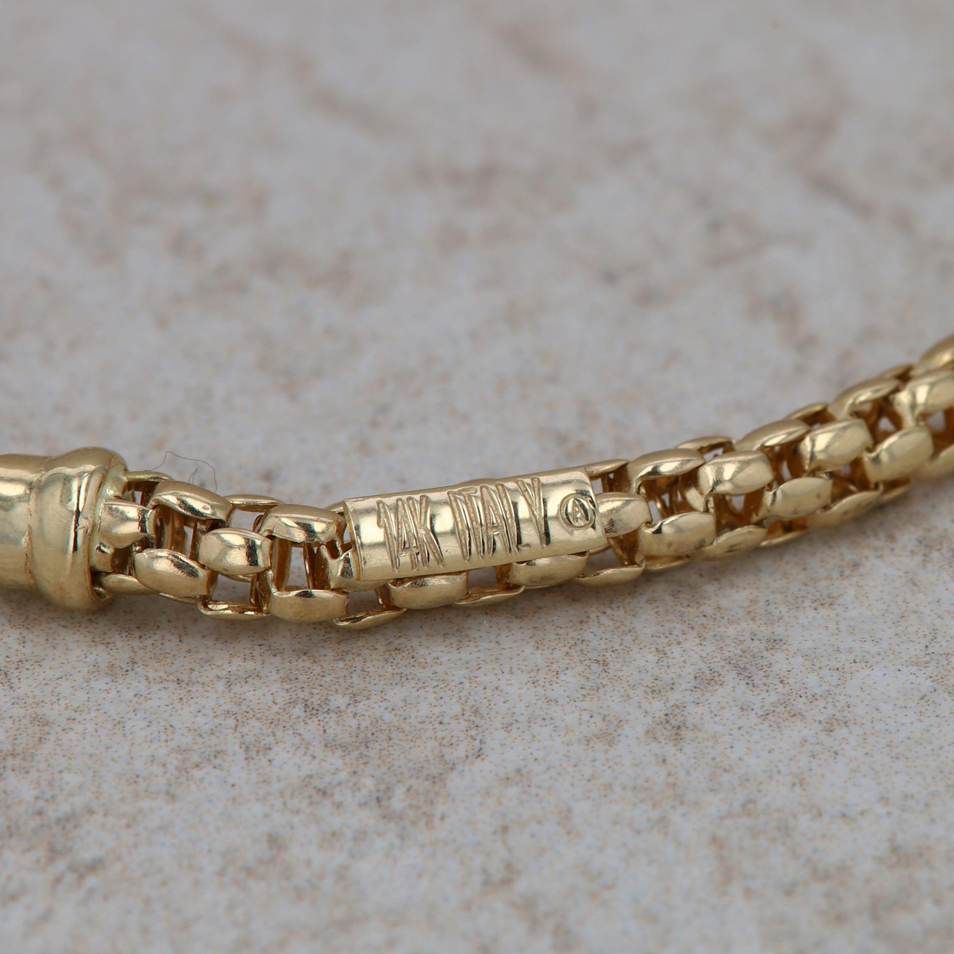 14k Yellow Gold Citrine and Diamond Pendant with 16" chain